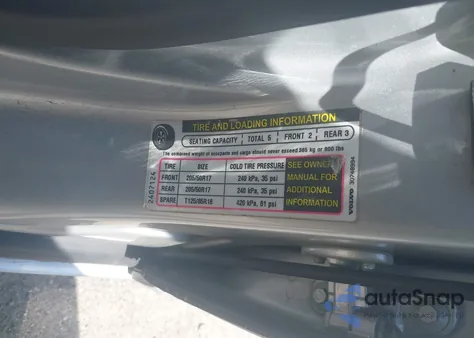 2008 Volvo V50 2.4I z USA, uszkodzony, nr VIN YV1MW382082407124